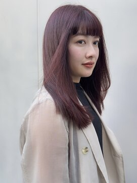 ティエラ 原宿 表参道(Tierra) 〈Tierra毛利仁美〉ブリーチなしでも高彩度レッドカラー
