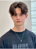 韓国風センターパート*Men's*メンズショート*メンズカット