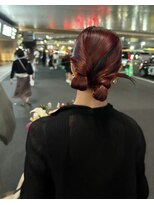 スロウ 代官山(Sraw) お呼ばれヘアセット タイトアレンジ ツインアレンジ