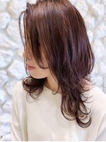 モアナ バイ ヘッドライト 沖縄東崎店(Moana by HEADLIGHT)&nbsp;オレンジベージュ#ウルフ#イメチェン#大人かわいい