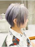 アシンメトリーウルフカット☆アッシュグレージュ　DAYS 中村