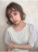 ウエービーショートボブ　[似合わせカット/センター南駅]