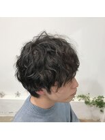 リップス ヘアー(Lips hair)&nbsp;メンズのソフトスパイラルパーマスタイル♪