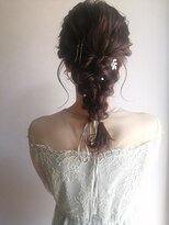 ブルー(BLUE)&nbsp;#BLUE　ボリューム編みおろし