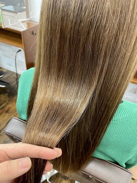 サロンド アクトレス 恵比寿店(salon de actress) 髪質改善 酸性ストレート グレージュカラー