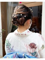 ヘアーサロン ソル(HAIR SALON SOL) 浴衣シニヨンヘア