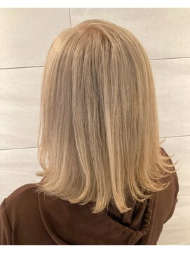 リー 京橋(Lee) 【Lee京橋】ボブ× ベージュ