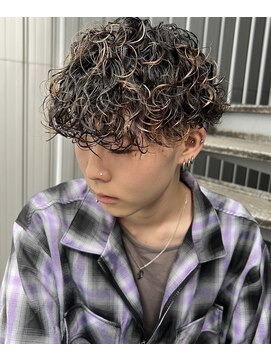 リコ ヘアアンドリラクゼーション 名駅店(LICO HAIR&RELAXATION) 波巻きプードルパーマヘア 名古屋駅/名駅/メンズ
