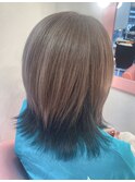 ブリーチ&グラデーションカラー&カット