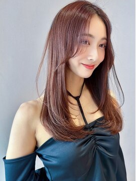 ロンド アンブル 四条烏丸(Lond ambre) レイヤーカット/デザインカラー/ストレート/ロング/ワンホン