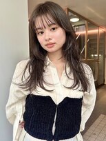 フィルムス 新宿(FILMS)&nbsp;レイヤーカット/デザインカラー/ウェットヘア/オリーブベージュ