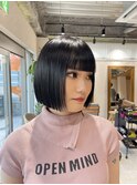 【ADORE横浜】切りっぱなし×ミニボブ