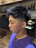 エクファフォーメン(EX-FA FOR MEN)&nbsp;ベリーショート/ダークアッシュ/ニュアンスパーマ/韓国マッシュ