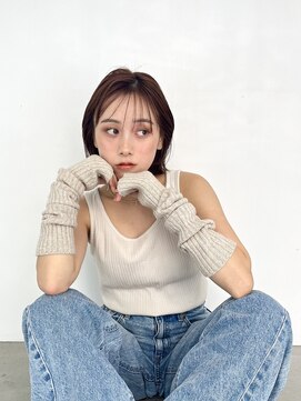 シス バイ フィット(SYS by fit) こなれミディ/大人かわいいヘア/ホワイトグレージュ[千葉駅]