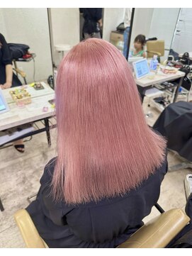 プライズ 成増店(prize) ペールピンクホワイトピンクハイトーンダブルカラー成増