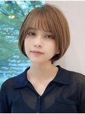 ショートボブ/ショート/20.30.40代に人気/簡単スタイリング