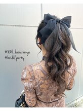 トゥエンティ ファイブ(TWENTY FIVE)&nbsp;高めポニーテールアレンジ/名定