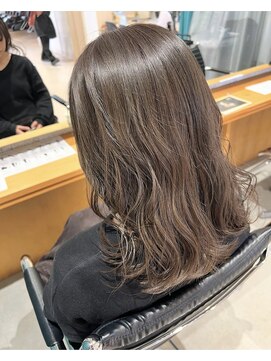 ヘアーエスクールエミュ(hair S. COEUR emu) グレージュカラー/松井山手美容室/京都