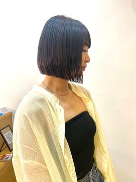 ジーナ  札幌大通(Zina) 美髪＊切りっぱなしボブ＊グレージュ＊髪質改善＊Zina札幌大通