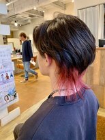 チルアウト 塚口本町店(chill out)&nbsp;ウルフスタイル×襟足ピンクカラー/20代/30代/40代/50代/60代