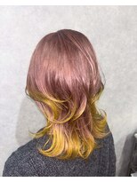 クリーブ 池袋(creeb)&nbsp;ラベンダーピンクグラデーションイエロー、池袋