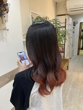 フゥカ 類家店(fuka) グラデーション＆裾カラー【八戸　類家】