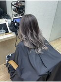 ハイライトカラーミルクティーベージュケアブリーチダブルカラー