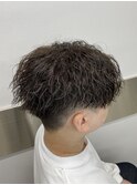 カット＋特殊パーマ【縦落ちツイストスパイラルパーマ】