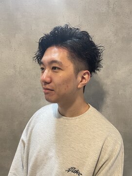 メンズサロン ルレイル(Men’s salon REIR) かきあげリバース×ツイスパ