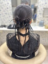 サクララ(Sakura la)&nbsp;ツインカチモリヘア/参列ヘア/お呼ばれヘア/結婚式/前撮りヘア