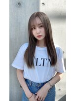 ロム(Rom.)&nbsp;ハイライト/ミルクティーベージュ/マンツーマン/髪質改善