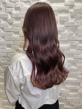 ミリ 奈良店(mm) ピンクブラウン/透明感/暖色カラー/近鉄奈良/髪質改善/