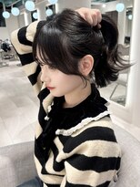 マインバイアフロートギンザ(MYNE by AFLOAT GINZA)&nbsp;顔周りカット/レイヤーカット／韓国ヘア