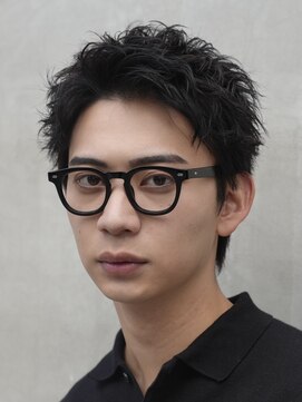 フィフス トウキョウ (fifth TOKYO) 渋谷スパイラルパーマメンズカットスパイキールーズショートヘア