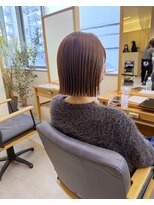 ヘアーポケット リタ(HAIR POCKET ritta)&nbsp;Olivebeige×切りっぱなしボブ2.11似合わせカット