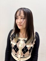 ヘアーライズ 池袋東口店(hair RISE)&nbsp;控えめな奥ゆかしいエアータッチインナーブリーチ30代40代50代