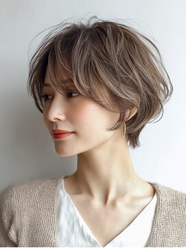 ハーツ(Heart's) 白髪ぼかし似合わせ大人ショート30代40代50代60代◎