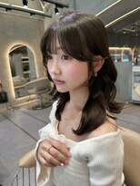 ロンドシエル 横浜(Lond ciel) ミディアムレイヤーカット/レイヤー/顔周り/韓国/髪質改善/横浜