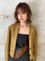 ロル キョウト(L'or Kyoto)&nbsp;シースルーバング×外ハネ切りっぱなしボブ