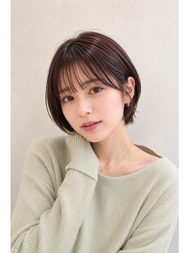 ワゴンバイアフロート(Wagon by afloat) ひし形ショートボブ×耳掛けショート20代30代40代丸顔面長池袋