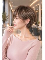 アース 大曽根店(HAIR&MAKE EARTH)&nbsp;白髪ぼかしグレイショート