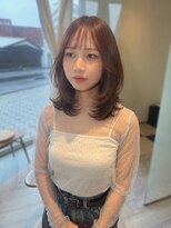 ヘアメイク シュシュ(Hair make chou chou) レイヤー レイヤーカット 髪質改善 オレンジカラー
