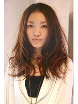 チクロヘアー(Ticro hair) レッド系グラデュエーション