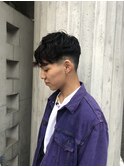 雰囲気、シルエット重視メンズパーマスタイル