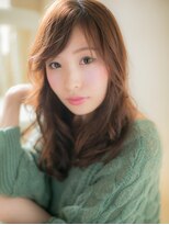 モッズ ヘア 福岡姪浜店(mod's hair) *mod's姪浜*…大人かわいい斜めバング♪小顔くせ毛風カールd