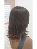 サロンワークセミロングスタイル