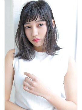 ザ キャンバス ミヤザキツネヒサ(THE CANVAS 宮崎恒久) 暗めでも透明感＿イルミナカラー＿外ハネボブ★