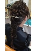 ヘアセット/ヘアアレンジ/ヘアメイク/ハーフアップ/前髪カット