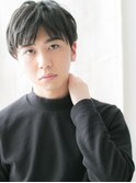 マットな質感◎黒髪クラウドマッシュ束感カットK