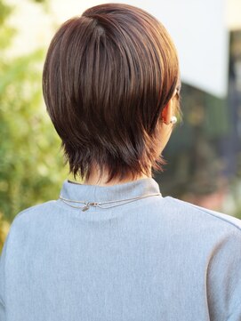 ヘアカラーカフェ(HAIR COLOR CAFE) 【40代50代に人気の白髪染めアッシュ】マッシュボブ